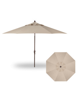 11' Auto Tilt Umbrella Bronze / Khaki